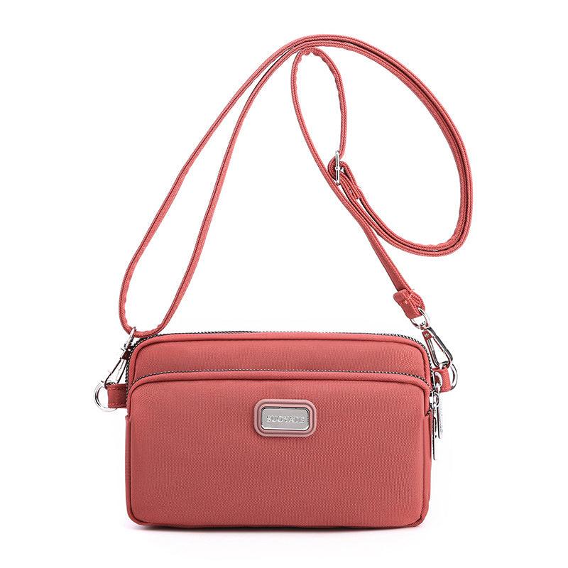 Metal Decor Crossbody Bag Pocket Square Purse Women's Travel Shoulder Bag