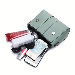 Minimalist Square Satchel Bag All Match Shoulder Bag Versatile Crossbody Bag