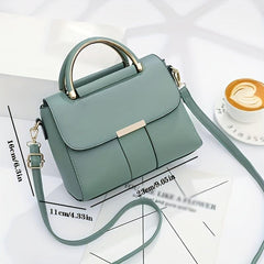 Minimalist Square Satchel Bag All Match Shoulder Bag Versatile Crossbody Bag