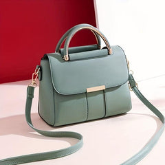 Minimalist Square Satchel Bag All Match Shoulder Bag Versatile Crossbody Bag