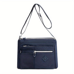 Casual Nylon Laptop Bag Pockets Crossbody Bag Shoulder Purses