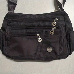 Large Capacity Crossbody Bag Zipper Purse For Travel & Shopping
