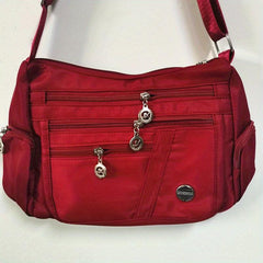 Large Capacity Crossbody Bag Zipper Purse For Travel & Shopping