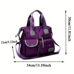 Large Capacity Nylon Tote Bag for Women