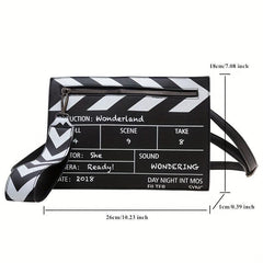 Movie Clapperboard Crossbody Bag Handbag