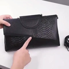 Classic Crocodile Pattern Crossbody Bag for Women