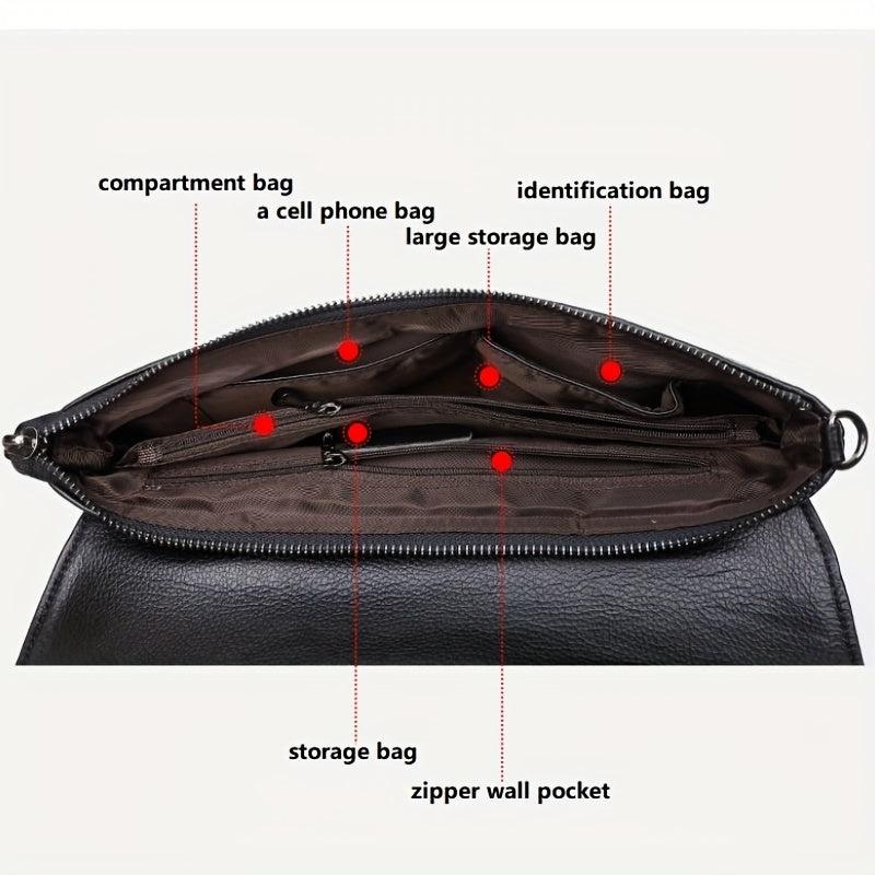 Classic Crocodile Pattern Crossbody Bag for Women