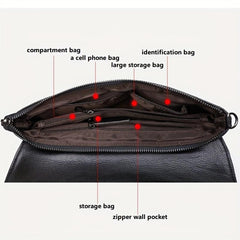 Classic Crocodile Pattern Crossbody Bag for Women
