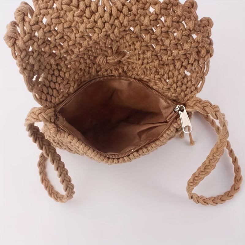 Boho Fringe Crossbody Bag Summer Beach Bag