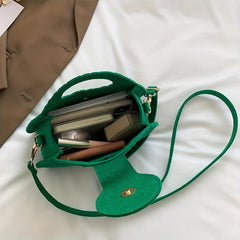 Crocodile Pattern Crossbody Bag Top Handle Purse