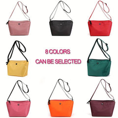 Nylon Crossbody Bag Lightweight Travel Shoulder Bag