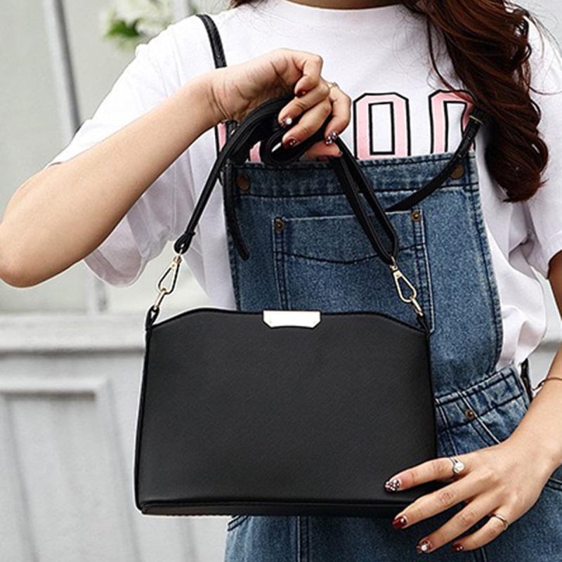 Women's Faux Leather Crossbody Bag Zipper Shoulder Bag