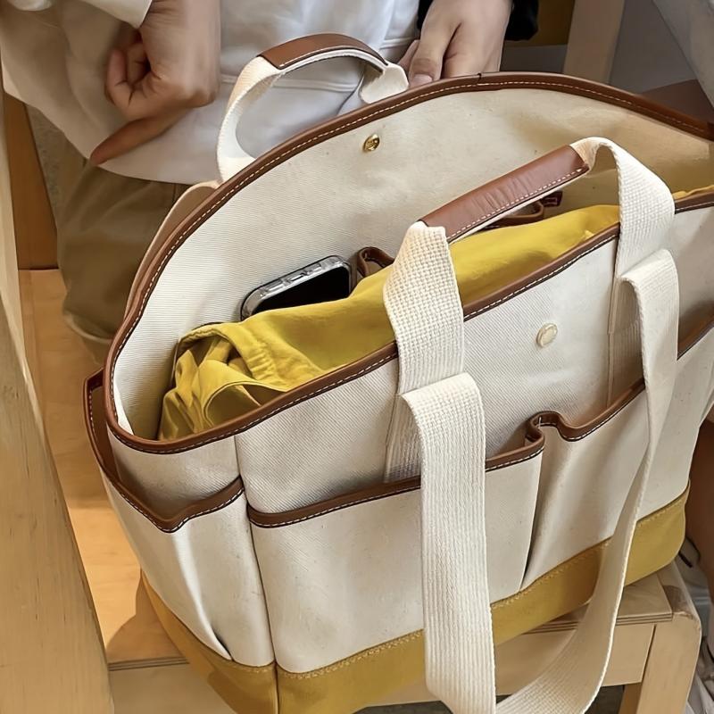Large Capacity Canvas Shoulder Bag for Women
