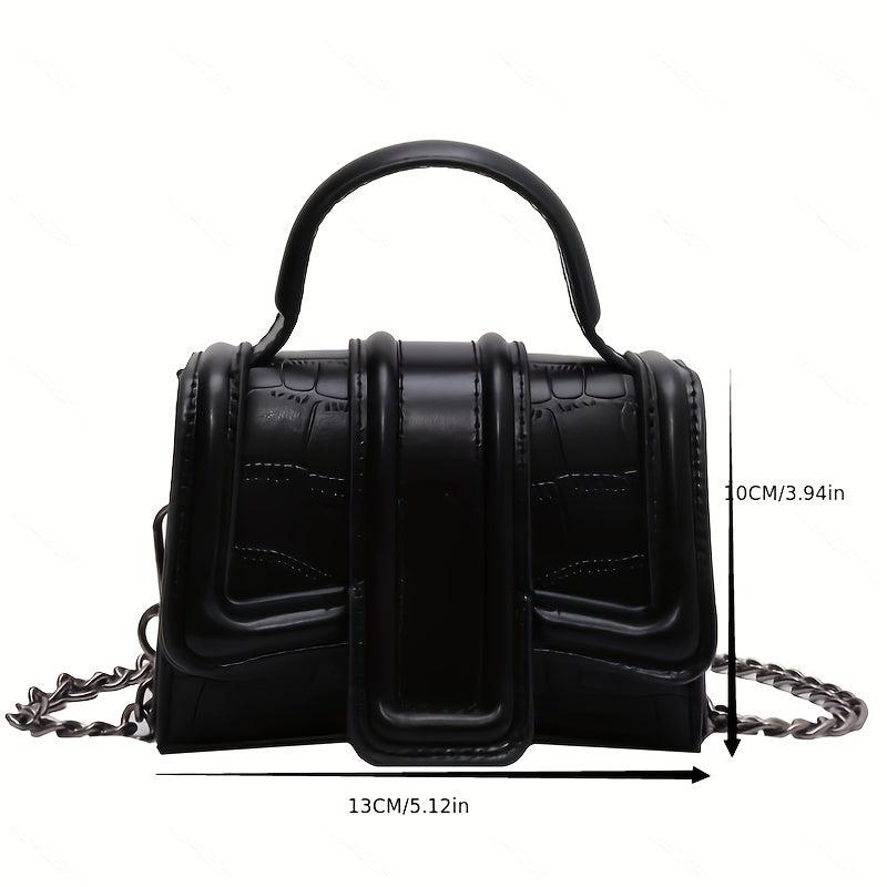 Argyle Crossbody Bag Shoulder Purse Faux Leather Women's Handbag