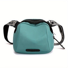 Casual Crossbody Bag Zipper Portable Sports Bag Wide Strap