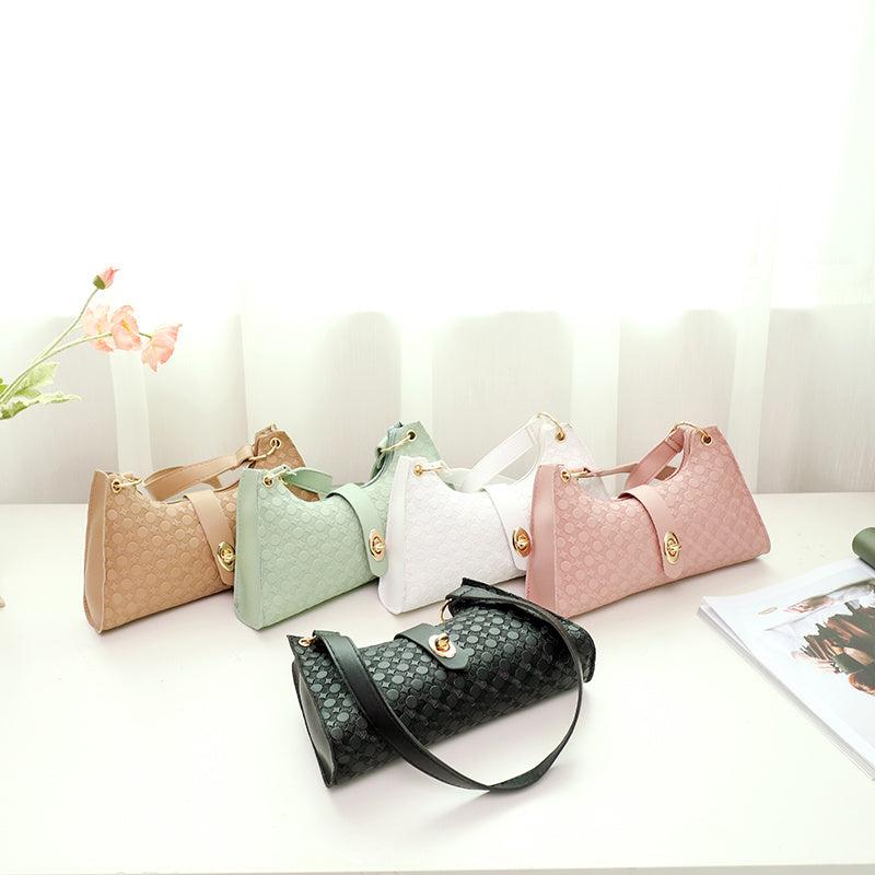 Leather Satchel Shoulder Bag for Work