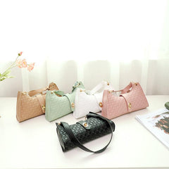 Leather Satchel Shoulder Bag for Work