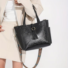 Vintage Boho Tote Bag Large Capacity Shoulder Handbag