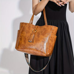 Vintage Boho Tote Bag Large Capacity Shoulder Handbag