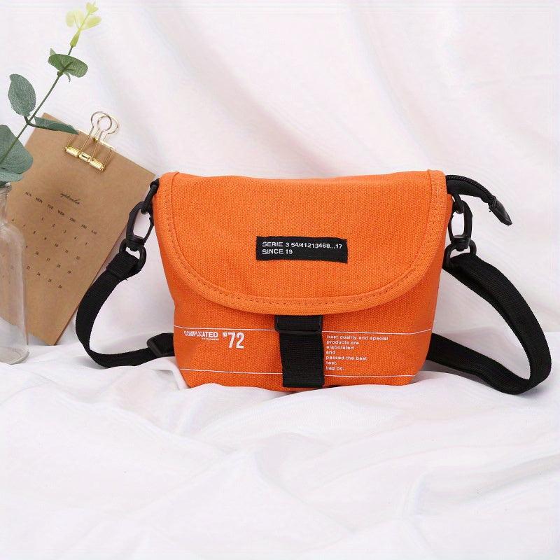 Japanese Style Canvas Crossbody Bag Mini Shoulder Bag Purse