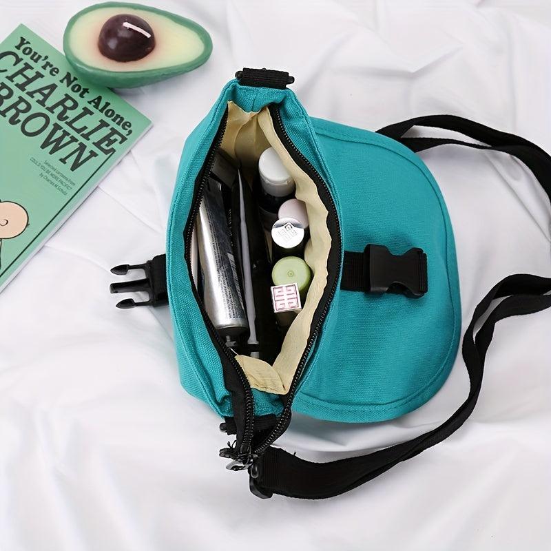 Japanese Style Canvas Crossbody Bag Mini Shoulder Bag Purse