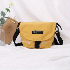 Japanese Style Canvas Crossbody Bag Mini Shoulder Bag Purse