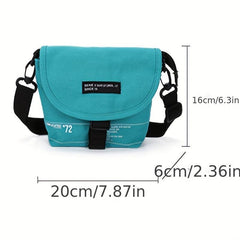 Japanese Style Canvas Crossbody Bag Mini Shoulder Bag Purse