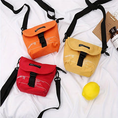 Japanese Style Canvas Crossbody Bag Mini Shoulder Bag Purse