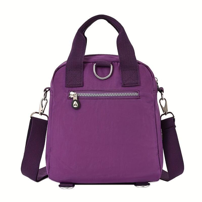 Functional Crossbody Bag Top Handle Daypack Purse for Women