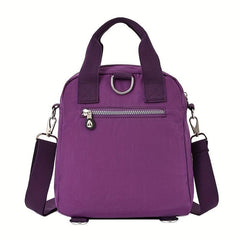 Functional Crossbody Bag Top Handle Daypack Purse for Women
