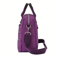 Functional Crossbody Bag Top Handle Daypack Purse for Women