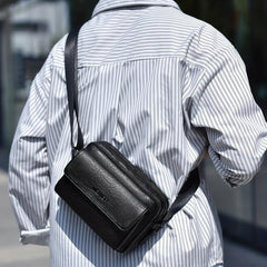 Vintage Layer Crossbody Bag Retro Shoulder Bag Handbag & Messenger Purse