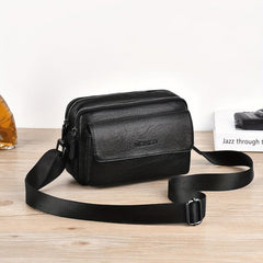 Vintage Layer Crossbody Bag Retro Shoulder Bag Handbag & Messenger Purse