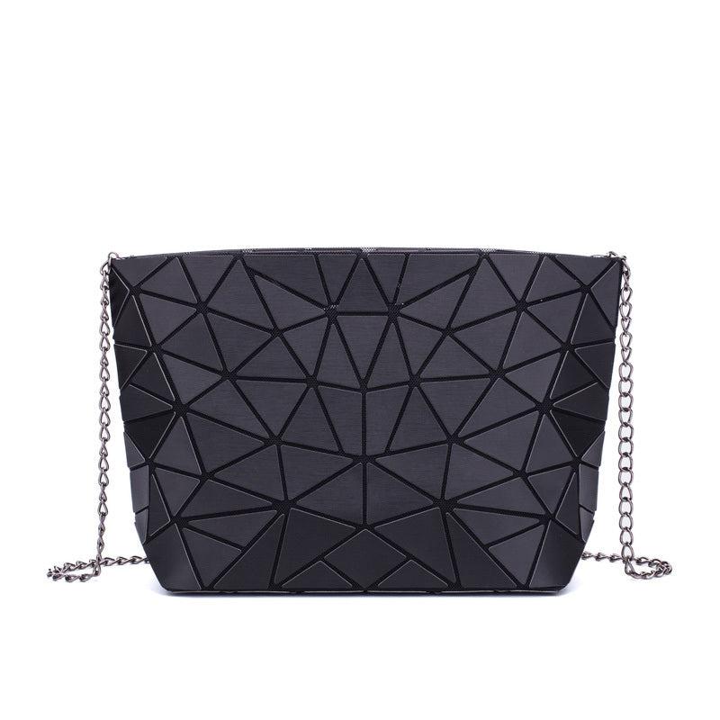 Geometric Chain Shoulder Bag Messenger Bag for Women