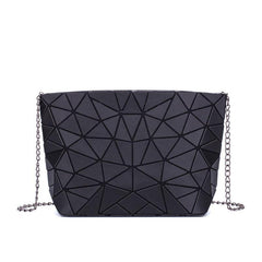 Geometric Chain Shoulder Bag Messenger Bag for Women