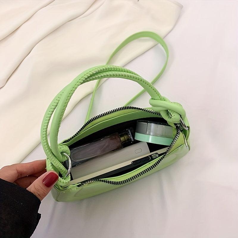 Letter Graphic Small Hobo Bag for Women