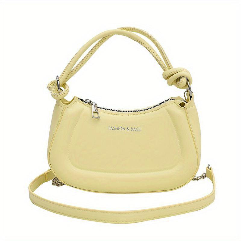 Letter Graphic Small Hobo Bag for Women