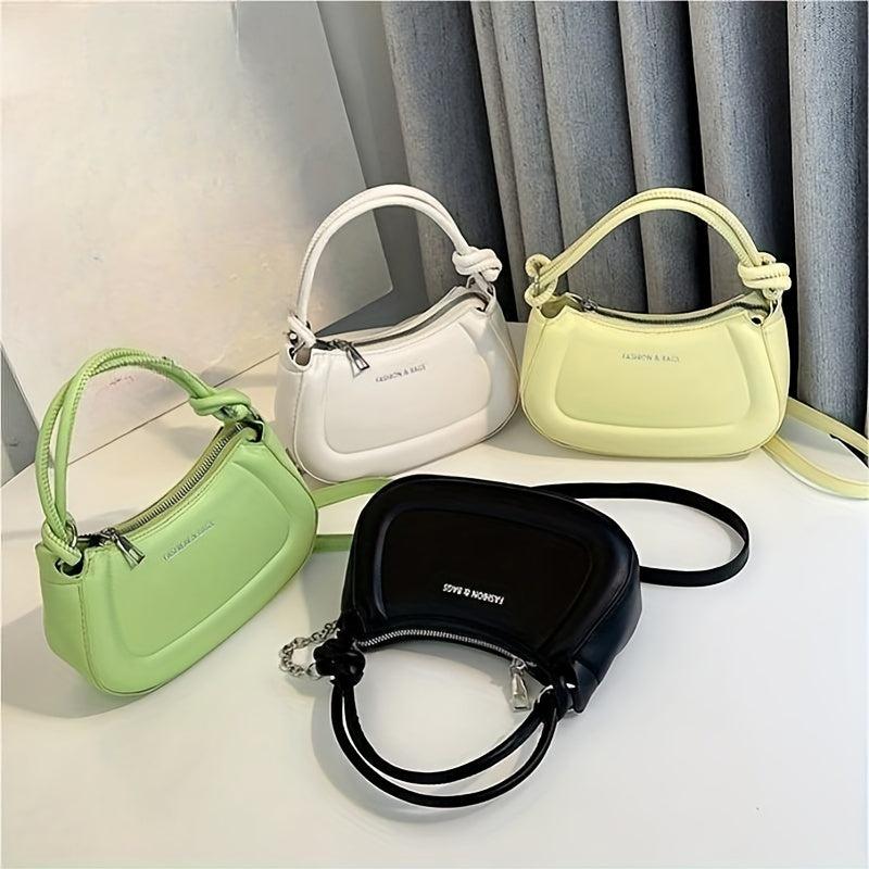 Letter Graphic Small Hobo Bag for Women