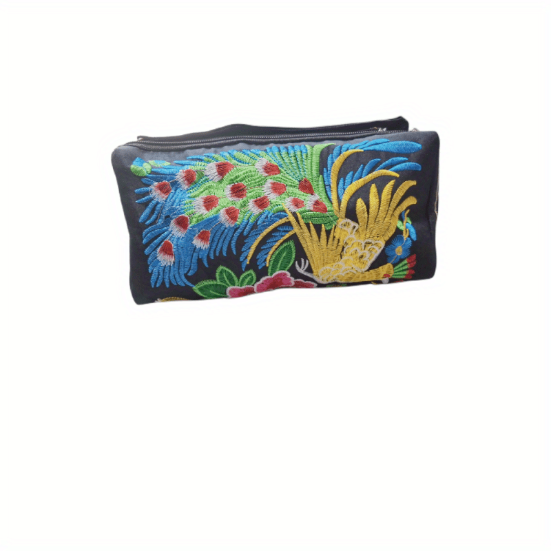 Vintage Embroidered Crossbody Bag For Travel Square Bag