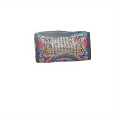 Vintage Embroidered Crossbody Bag For Travel Square Bag