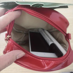 Strawberry Shape Crossbody Bag Chain Shoulder Bag Novelty Purses