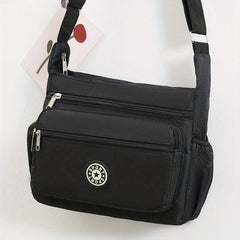 Floral Pattern Crossbody Bag Nylon Shoulder Bag Women's Purses