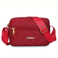 Heart Embroidery Crossbody Bag Small Layer Purse For Women