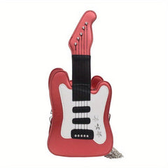 Cartoon Guitar Crossbody Bag Shoulder Purse For Women