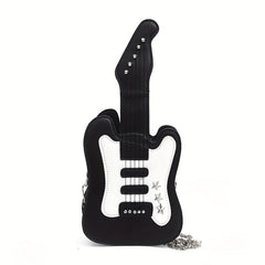 Cartoon Guitar Crossbody Bag Shoulder Purse For Women