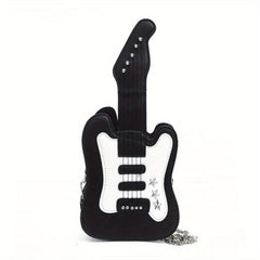 Cartoon Guitar Crossbody Bag Shoulder Purse For Women