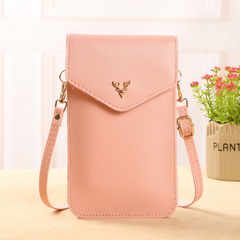 Mini PU Leather Crossbody Bag for Touch Screen Cell Phone