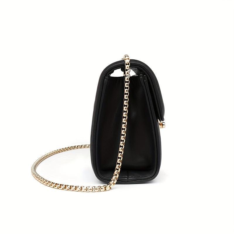 Argyle Pattern Quilted Shoulder Bag Women's Purse