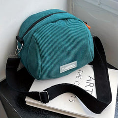Corduroy Crossbody Bag Lightweight Shoulder Bag