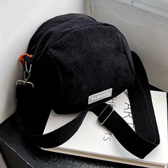 Corduroy Crossbody Bag Lightweight Shoulder Bag